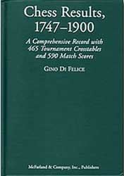 Chess Results, 1931-1935: Comprehensive by Di Felice, Gino