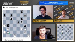 Chessable Masters: Ding Liren and Anish Giri take the lead