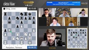 Caruana to meet Carlsen in the Quarterfinals of the Chessable