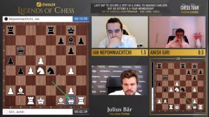 Day 10 of Chess24's Legends of Chess 2020