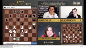 chess24 Legends of Chess, Day 1