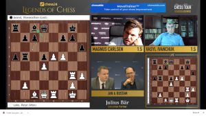 Day 5 of the Chess24's Legends of Chess