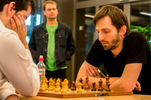 Alexander Grischuk in action in the final against Nepomniachtchi. Photo © 