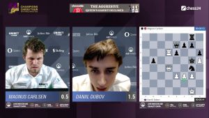 Daniil Dubov just played a brilliant queen sacrifice to win in 18 move