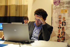 The winner Levon Aronian dominated the Blindfold Event. Photo © 