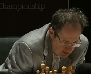 Boris Gelfand back in the lead. Photo © 