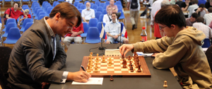 Morozevich failed to finish off his fine play and lost a winning position against Vachier Lagrave in Round 8, in retrospect this was the key game of the tournament. Photo © Biel Chess Festival. 