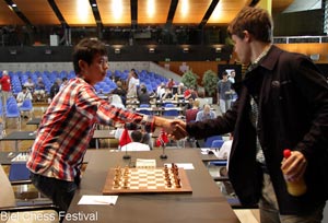 Wang Hao and Carlsen were big ratings winners in Biel. Photo © 