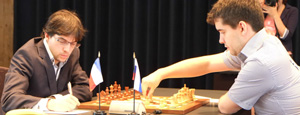 Maxime Vachier-Lagrave beat Ian Nepomniachtchi in Round 2. Photo © Biel Chess Festival.