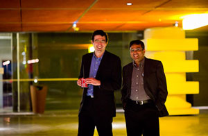 Kramnik and Anand are amongst the player for Wijk aan Zee 2011. Photo © Fred Lucas. 