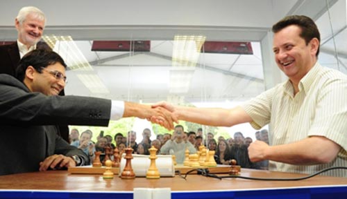 Viswanathan Anand and Gilberto Kassab