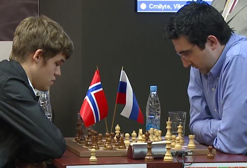 Carlsen-Kramnik Round 5