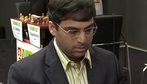 Anand at the Botvinnik Memorial. Photo © 