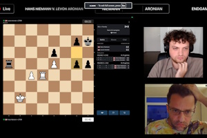 Niemann-Aronian Blitz. Photo &copy; 
