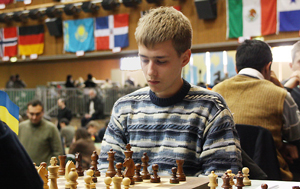 Winner Yarloslav Zherebukh. Photo © Jean-Michel Delfosse (Le jeu d'echecs une veritable passion)