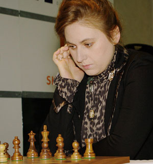 Judit Polgar took victory 6-2. Photo © Prague Chess. 