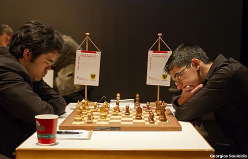 Nakamura drew against Giri in Round 6.