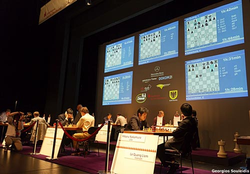 Stage in Dortmund during Round 7