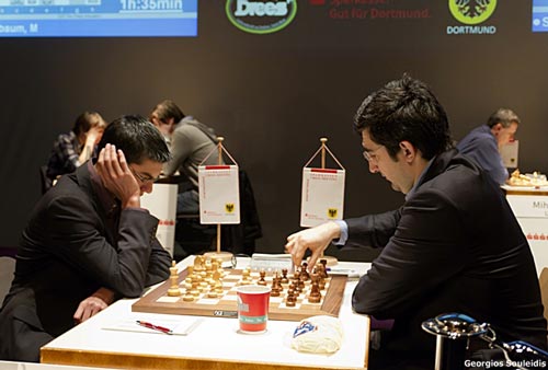 Anish Giri draw Vladimir Kramnik