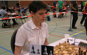 Valentin Iotov leads the Twente Young Masters by at least a point with a round to go. Photo © 