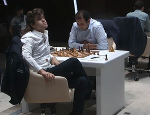 Wesley So and Magnus Carlsen lead the Gashimov Memorial after