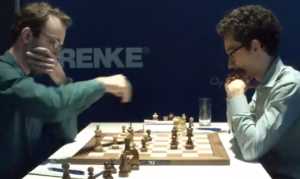 Meier vs Caruana Round 3. Photo © 