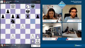 Vitugov and Xiong game 4 coverage from chess.com 