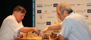 Kasparov vs Karpov Match in Valencia 2009