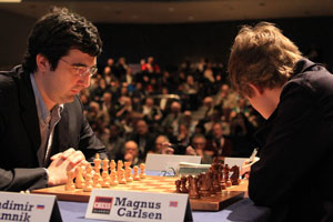 World Chess Championship: Magnus Carlsen has narrow escape in 80