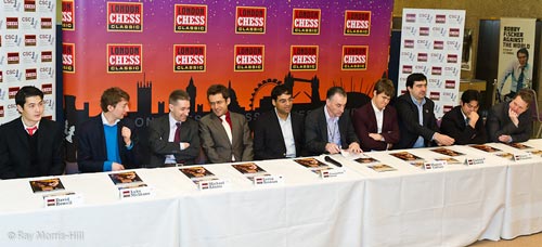 The 3rd London Chess Classic press conference