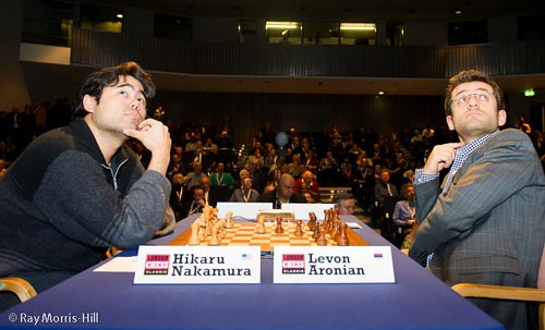 Hikaru Nakamura against Levon Aronian