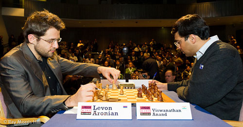 Aronian against Anand