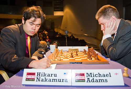 Hikaru Nakamura against Michael Adams