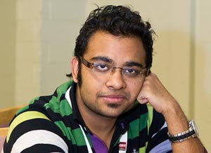 Abhijeet Gupta winner of the open. Photo &copy; Ray Morris-Hill. 