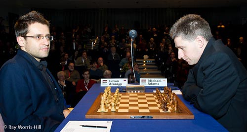 Levon Aronian against Michael Adams