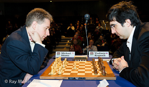 Michael Adams against Vladimir Kramnik