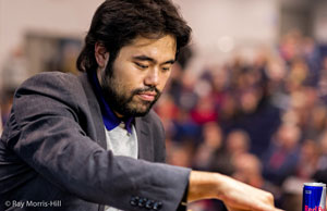 Hikaru Nakamura was the only winner in round 4. Photo © Ray Morris-Hill. 