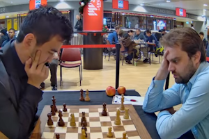 Nodirbek Abdusattorov vs Sam Shankland. 
