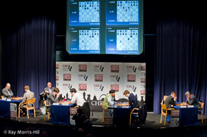 Stage at the London Chess Classic. Photo © Ray Morris-Hill