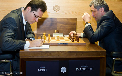 Peter Leko against Vassily Ivanchuk