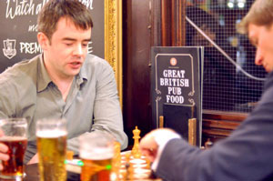 Pub chess is the staple of the UK league scene. Photo © John Saunders.