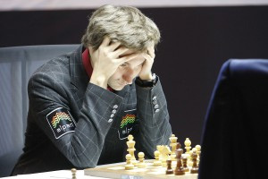 Sergey Karjakin started with a win. Photo © 