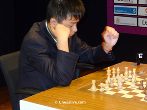 Wei Yi reached the final where he meets Vallejo. Photo © David Kaufmann.