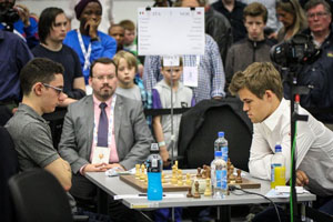 Ivan Cheparinov (2623) vs Magnus Carlsen (2830)