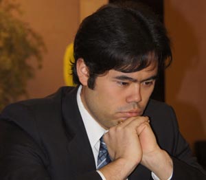 Hikaru Nakamura extends his lead after beating Nikita Vitiugov in Round 6. Photo © 