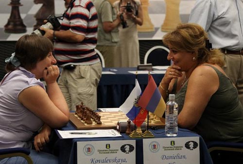 Ekaterina Kovalevskaya against Elena Danielian