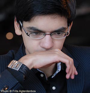 Winner Anish Giri. :Photo ©  Frits Agterdenbos