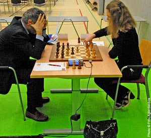 Vassily Ivanchuk finished the event with a win against Anna Muzychuk to take first. Photo © Frits Agterdenbos. 