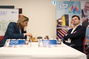Richard Rapport beat Erwin L'Ami in Round 1. Photo © Mikael Svensson.