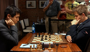 Wesley So lost to Magnus Carlsen in Round 5. Photo © 